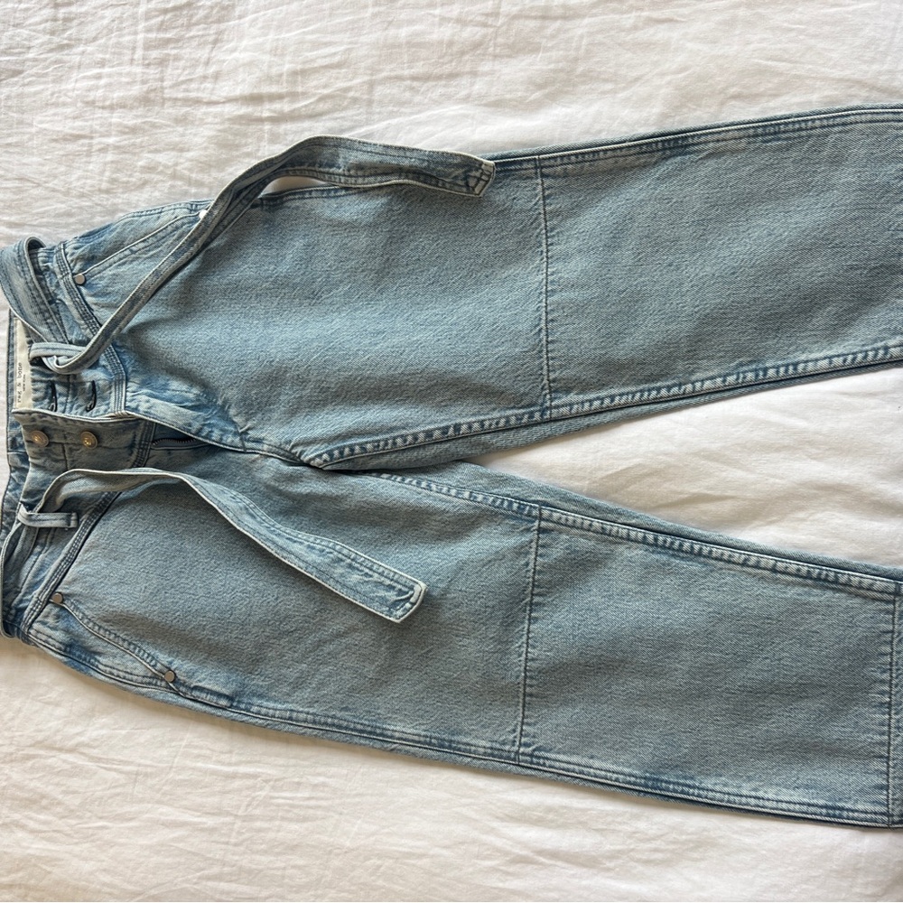 rag & bone High Rise Light Blue Jeans